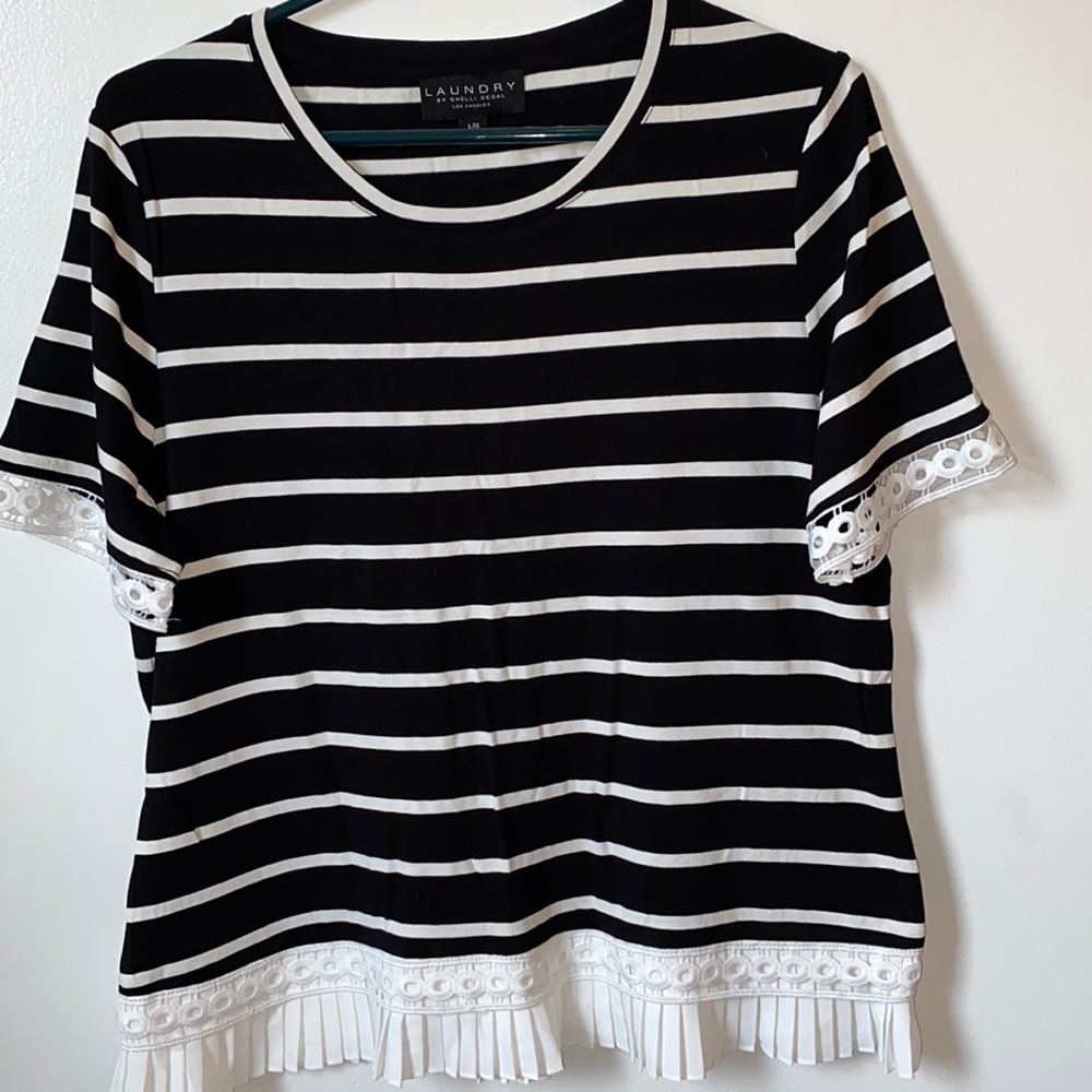 Laundry by Shelli Segal Stripe Blouse